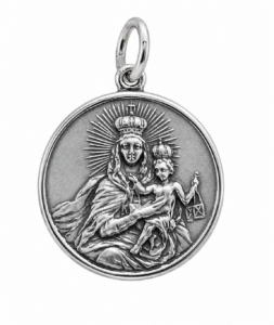 Medalla Virgen del Carmen en plata de Doña Sol