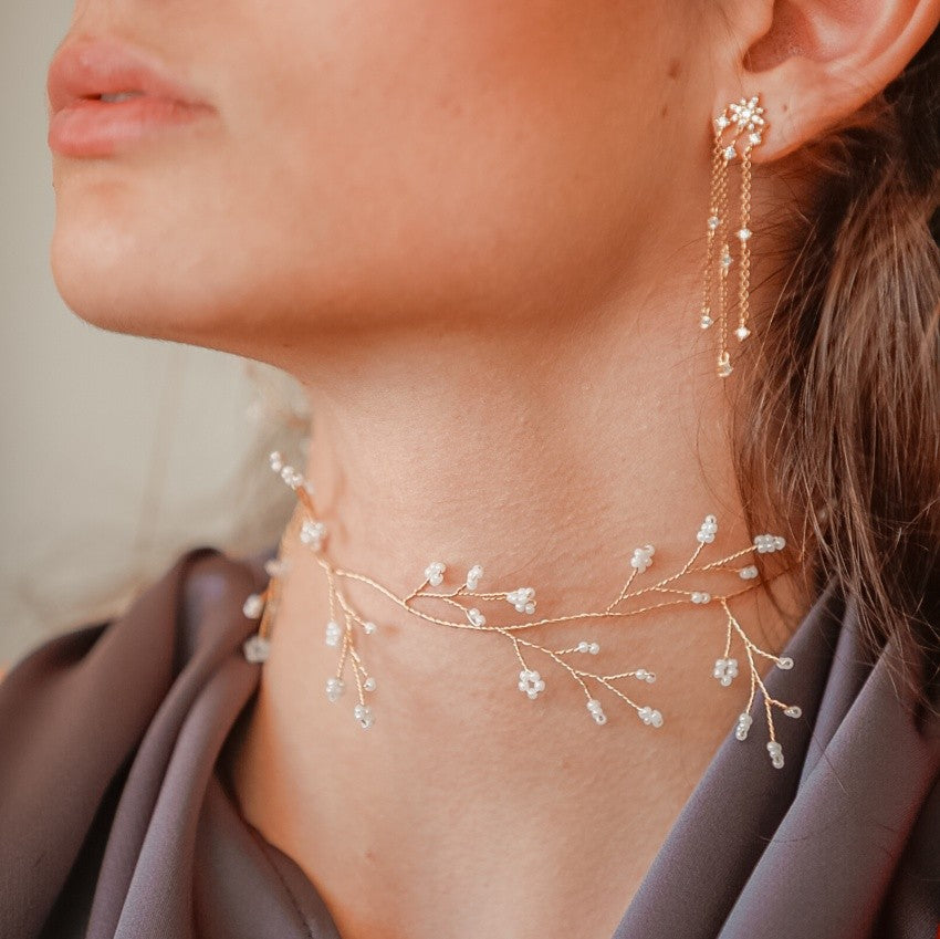 Choker de perlas Doña Sol, modelo Choker Perlitas