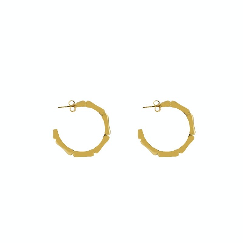 Pendientes Bambú de la colección de complementos de flamenca de Doña Sol